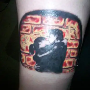 21st Century Breakdown Kissing Couple Tattoo