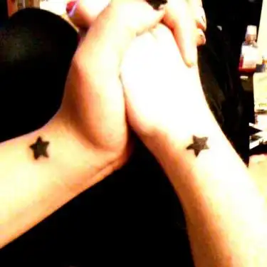 Solid Black Star Tattoo