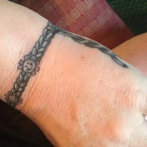 Kerplunk Flower Bracelet Tattoo
