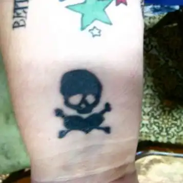 Skull and Crossbones Tattoo