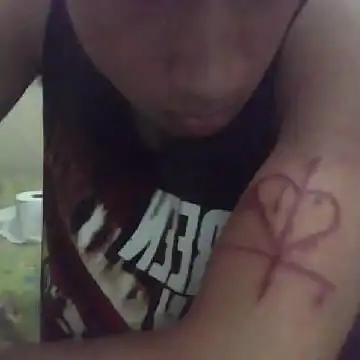 St. Jimmy Heart and Cross Tattoo
