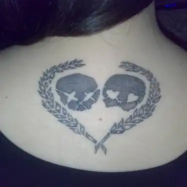 21st Century Breakdown Paired Skulls Tattoo