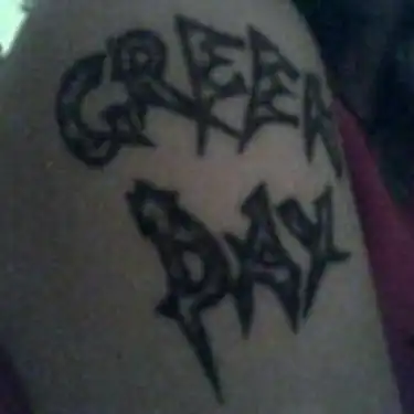 Green Day Logo Tattoo