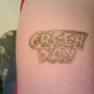 Green Day Logo Tattoo