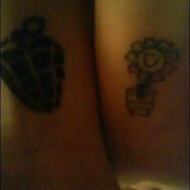 Kerplunk Flower Tattoo