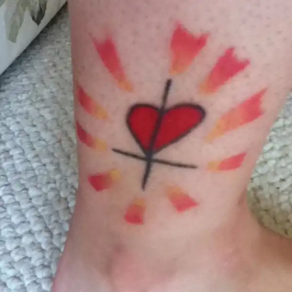 St. Jimmy Heart Tattoo