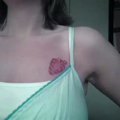 American Idiot Heart Grenade Tattoo
