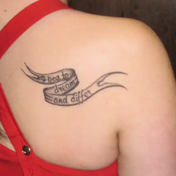 Green Day Lyric Tattoo