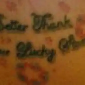 Good Riddance (Time of Your Life) Lyric Tattoo
