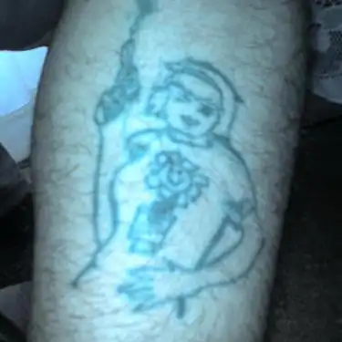 Kerplunk Girl Logo Tattoo