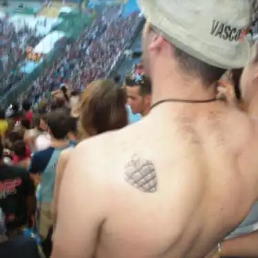 American Idiot Heart Grenade Tattoo