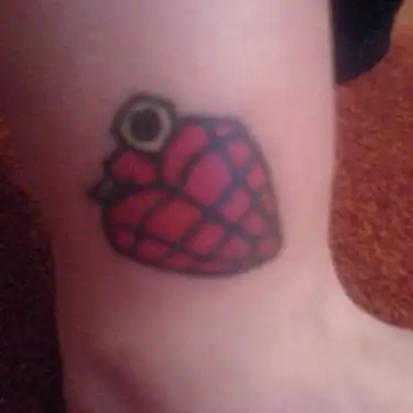 American Idiot Heart Grenade Tattoo