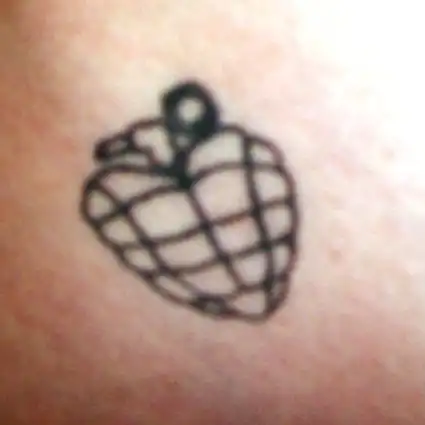 American Idiot Heart Grenade Tattoo