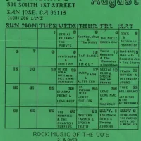 4 August 1989 - Marsugi's - San Jose, CA - Calendar