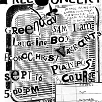 16 September 1989 - Clunie Hall - Sacramento, CA - Flyer