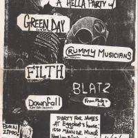 12 November 1989 - Eggplant's Backyard - Pinole, CA - Flyer