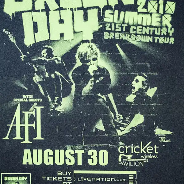 30 August 2010 - Cricket Wireless Pavilion - Phoenix, AZ - Flyer