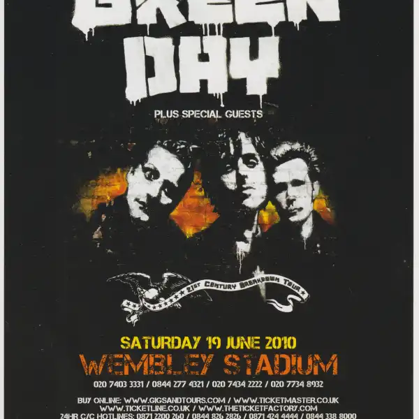 19 June 2010 - Wembley Stadium - London, England - Flyer