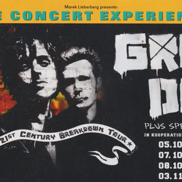 2009 German tour dates flyer