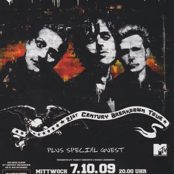 7 October 2009 - O2 World - Berlin, Germany - Flyer