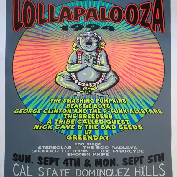 4-5 September 1994 - Lollapalooza - Carson, CA - Poster