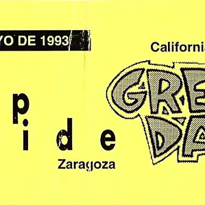 1 May 1993 - Zaragoza, Spain - Piramys - Ticket