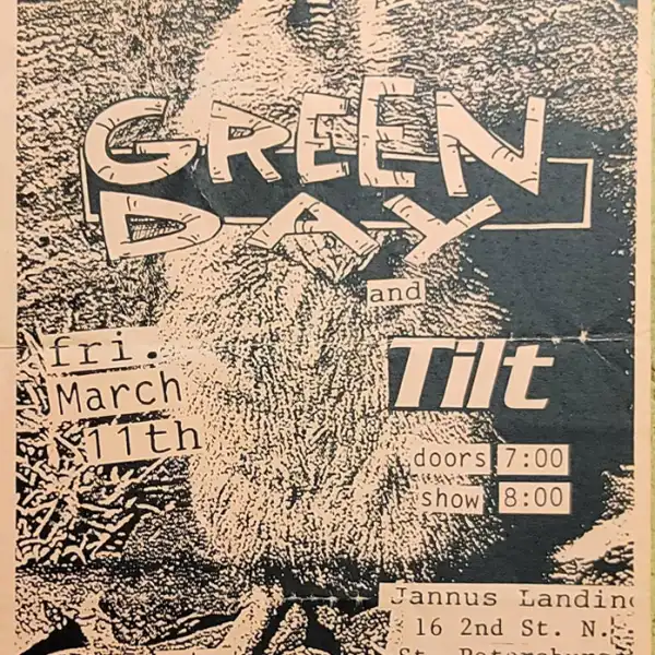 11 March 1994 - St. Petersburg, FL - Jannus Landing - Flyer