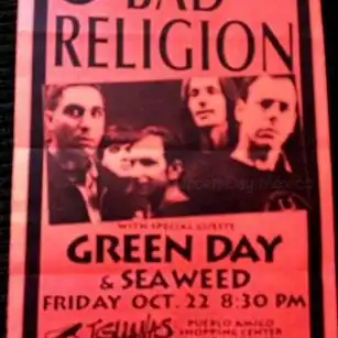 22 October 1993 - Tijuana, Mexico - Iguanas - Flyer