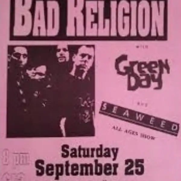 25 September 1993 - St. Petersburg, FL - Jannus Landing - Flyer