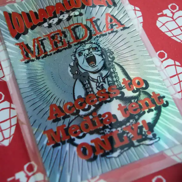Lollapalooza 1994 Media Pass