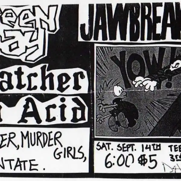 14 September 1991 - Davis, CA - Teen Center - Flyer