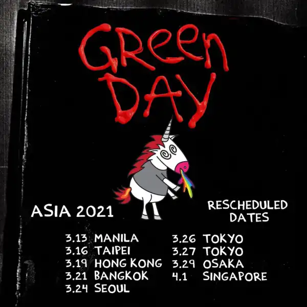 2021 - Rescheduled Asia Dates