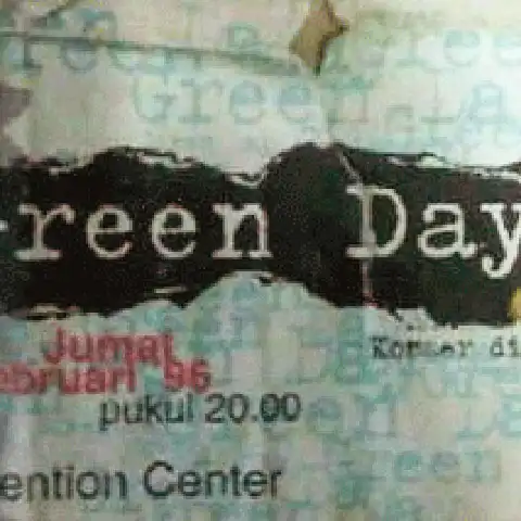 2 February 1996 - Convention Center - Jakarta, Indonesia - Ticket