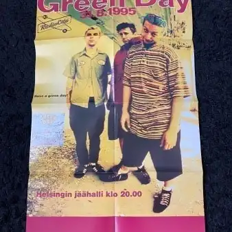31 August 1995 - Helsinki, Finland - Jäähalli - Poster
