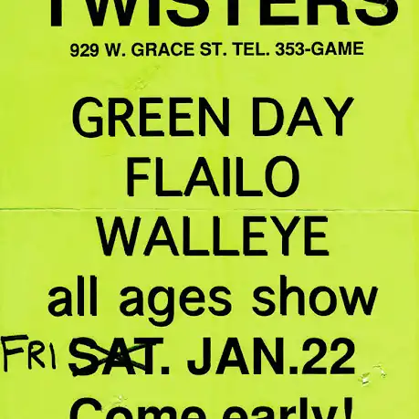 22 January 1993 - Richmond, VA - Twisters - Flyer