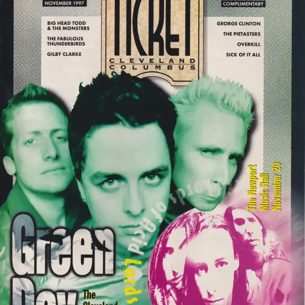 22 November 1997 - Agora - Cleveland, OH - Complimentary Magazine