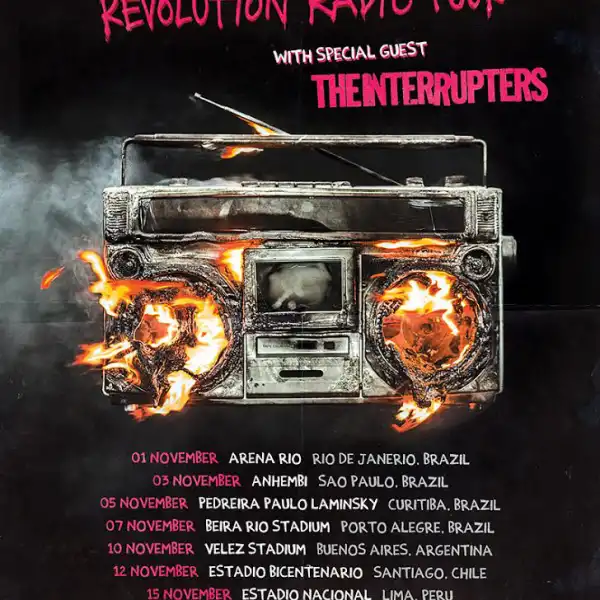 2017 - Latin American Tour Dates - Poster