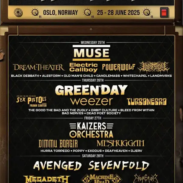 26 June 2025 - Tons of Rock - Poster