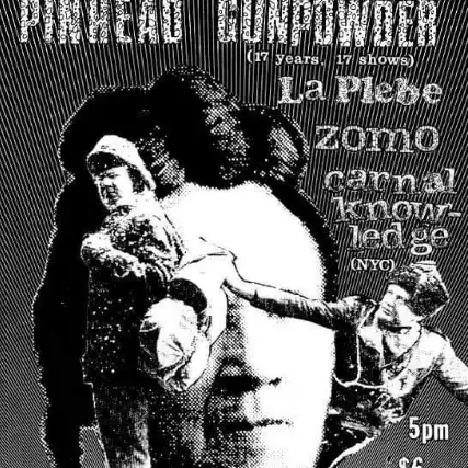 Pinhead Gunpowder - 10 February 2008 - 924 Gilman Street - Flyer