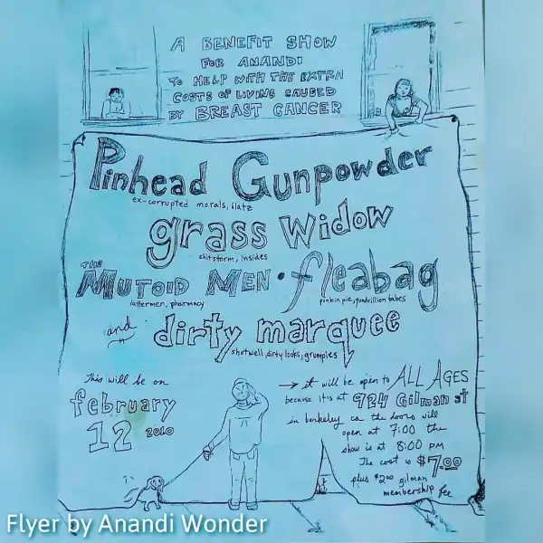 Pinhead Gunpowder - 12 February 2008 - 924 Gilman Street - Flyer