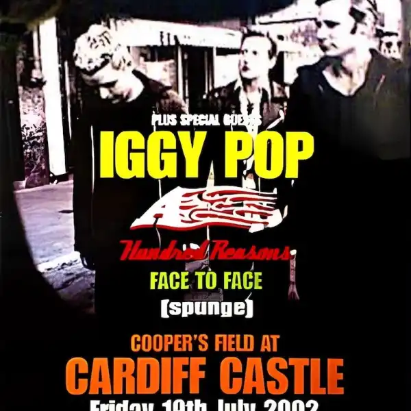 19 July 2002 - Distortion Festival - Cardiff, Wales - Poster