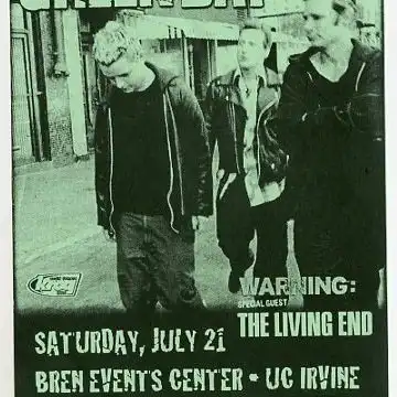 21 July 2001 - Irvine, CA - Bren Event Center - Flyer
