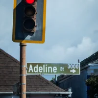 Adeline Street Sign