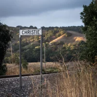 The Christie Railroad Sign