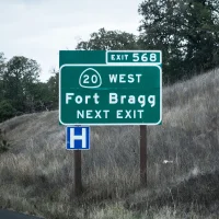 Fort Bragg Sign