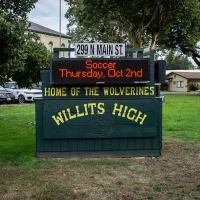 Willits High School Sign