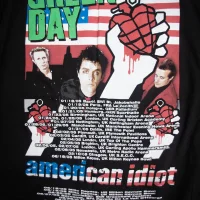 Bootleg American Idiot Europe tour shirt - back