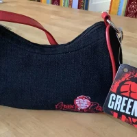 American Idiot era black and red handbag
