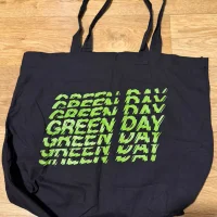 2022 Hella Mega Tour green and black tote bag