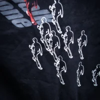 I Walk Alone hoodie - back close-up